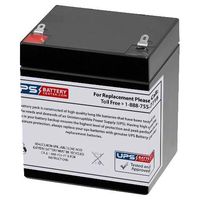 Dahua DHB1250 F1 12V 5Ah Replacement Battery with F1 Terminals