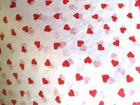 VALENTINE RED HEAR-LOVE TISSUE PAPER