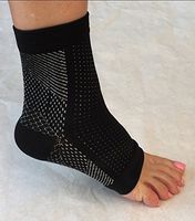 Plantar Fasciitis Medical Compression Sock/Sleeve, White and Black, toeless, S/M or L/XL - for Men and Women, Girls, Maternity, Basketball, Nurses, Workout,Bonus Plantar Fasciitis Guide