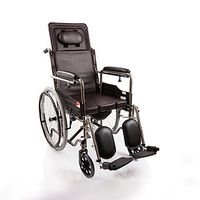 Lxn Wheelchair Collapsible Half-Lying Type Portable Wheelchair/Ergonomic Chair and Back The Largest Bearing 100kg Size: 12264119cm