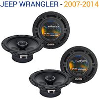 Compatible with Jeep Wrangler 2007-2014 Factory Speaker Replacement Harmony (2) R65 Package New
