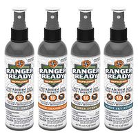 Ranger Ready Insect Repellent with 20% Picaridin Mist Spray Bottle, Scent Zero, Ranger Orange, Amber and Night Sky Scent, 5 Ounce, Pack of 4…