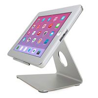 iPad Desktop Anti-Theft POS Stand Holder Enclosure with Lock & Key for Retail Kiosk iPad 2 3 4 5/air work with your iPad like iMac