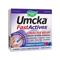 Nature's Way Umcka FastActives Cold and Flu, Berry, 10 Count (Pack of 2)
