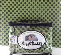 'NUGGLEBUDDY Microwavable Moist Heat & Aromatherapy Organic Rice Pack. Olive Green Dot Fabric with SPEARMINT EUCALYPTUS Aromatherapy. The Perfect Gift!