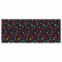 Beistle 52127 80's Backdrop, 4' x 30', Multicolored