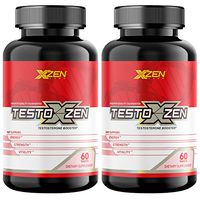 XZEN - Testoxzen Supplement Pills for Men, Natural Energy, Strength and Vitality, Increase Natural T Levels, Lean Muscle - 60 Tablets - 2 Pack