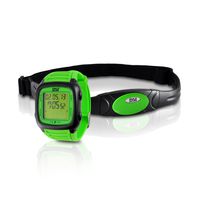 Pyle Smart Fitness Heart Rate Monitor - Digital Sports Wrist Watch Activity HR Tracker w/Chest Strap, 3D Sensor, EL Backlight, Alarm, Used in Exercise or Running, for Men and Women PHRM76GN (Green)