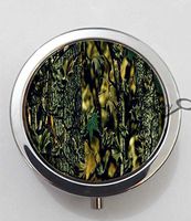 BlackKey Tree Camo 3-Compartment Decorative Pocket Gift Box Case Organizer for Pill, Color 1 -1043