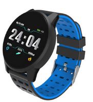 Waterproof Smart Watch Outdoor Sports Pedometer Heart Rate Blood Pressure Monitor (B2 Blue)