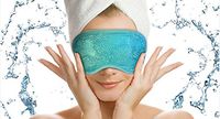 Best Eye Mask - Hot - Cold Gel Beads - Sleep Mask - Anti-Aging - Perfect for Relieving Migraines, Stress Related Tension, Sinus Pain, Meditation, Reduce Puffy Eyes, Dark Circles - Therapeutic Relief