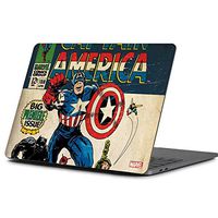 Skinit Decal Laptop Skin for MacBook Pro 13-inch (2016-17) - Officially Licensed Marvel/Disney Captain America Big Premier Issue Design