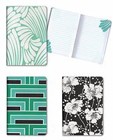 Set of 3 Florence Broadhurst Pocket Journals (Spot Floral) - 96 Lined Pages in Each Notebook - 4.25" x 6.125" Notepad Size