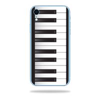 MightySkins Skin Compatible with Apple iPhone XR - Piano Keys | Protective, Durable, and Unique Vinyl Decal wrap Cover | Easy to Apply, Remove, and Change Styles | Made in The USA