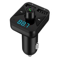 Aimik Bluetooth Car FM Transmitter, Wireless MP3 Music Player Dual USB Car Charger Radio Adapter Modulator Car Kit Support SD/TF Card Handsfree Calling for ISO Android