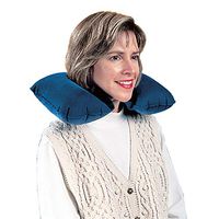 Carex Inflatable Travel Pillow - Inflatable Airplane Pillow and Neck Pillow - Folds Flat for Traveling