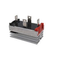 Taiss / 50A 1000V Single Phase Aluminum Heatsink Diode Bridge Rectifier (Warranty 1 Years) QL50A