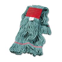 Boardwalk 503GNCT Super Loop Wet Mop Head, Cotton/Synthetic, Large Size, Green, 12/Carton