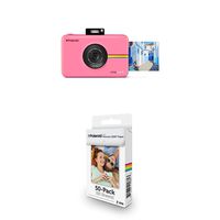 Polaroid Snap Touch Portable Instant Print Digital Camera  (Pink) with Polaroid 2x3ʺ Premium ZINK Zero Photo Paper 50-Pack