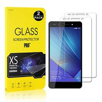 Screen Protector Film Compatible with Huawei Honor 7, UNEXTATI Tempered Glass Screen Protector, HD Clear Screen Protector for Huawei Honor 7, 2 Pack