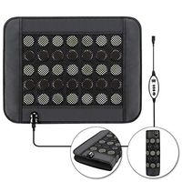 YTS Infrared Heating pad,Far Infrared& Jade Heating Pad Electric Mat For Back& Neck Shoulder Pain ,Temperature and time adjustable Auto Shut Off—Heating Pad