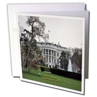 3dRose View of the White House - Greeting Cards, 6 x 6 inches, set of 12 (gc_55354_2)