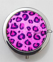 BlackKey Leopard Print Pattern 3-Compartment Decorative Pocket Gift Box Case Organizer for Pill, Color 1 -1908