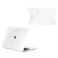 TOP CASE MacBook Pro 13 inch Case 2019 2018 2017 2016 Release A2159 A1989 A1706 A1708, Crystal Hard Case + Screen Protector Compatible MacBook Pro 13" W/WO Touch Bar - Crystal Clear