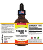 Vitamin D3 Liquid Drops Supplement - Exceptional D3 Vitamin Drops 5000 IU