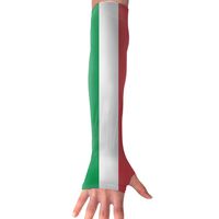 TO-JP Sports Arm Sleeves UV Sun Protection Arm Sleeves Italian Flag Cooling Arm