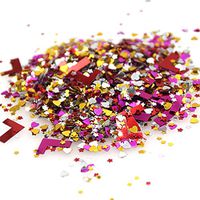Meolin Heart Confetti Sprinkle Hearts Wedding Party Table Confetti Scatter Decorations