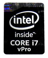 Original Intel Core i7 vPro Inside Sticker 16 x 21mm [884]