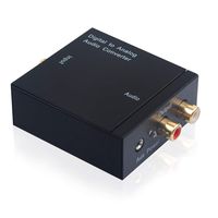 Digital To Analog Converter, AIMOS Analog Converter DAC Digital SPDIF Optical to Analog, for PS3 Xbox HD DVD PS4 Amps Apple TV home Cinema