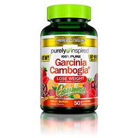 100% Garcinia Cambogia Gummies, Weight Loss Supplements with Green Coffee Extract, Natural Flavours, Fruit Burst, 50 Count