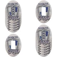 ExpressionMed - Adhesive Patch for Dexcom g5 (10-Pack) - Pre-Cut, Waterproof, Non-Fraying CGM tape (Warrior)