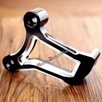 Frames & Fittings Shallow Cut Billet Front Engine Mount Bracket for Harley Touring Street Glide Road King 2009-2016 Models - CN