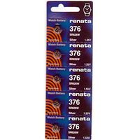 Renata 376 Watch Battery, 5 Pack