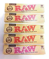 RAW Natural unrefined Natural Hemp Gum Papers 10 booklets by MakBros
