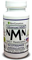 RevGenetics Advanced NAD+ NMN™: 50 mg Nicotinamide Mononucleotide - Restore Energy Dietary Supplement (60 Vegetarian Capsules)