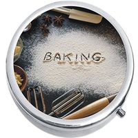 Baking Medicine Vitamin Compact Pill Box