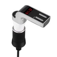 Aimik Bluetooth Car FM Transmitter, Dual USB Car Charger Wireless Bluetooth Stereo MP3 Player FM Transmitter for Android / ISO