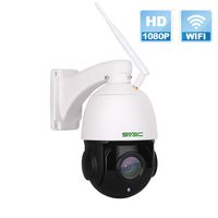 SV3C 1080P PTZ Security Camera Outdoor, Pan Tilt with 18X Optical Zoom, WiFi Wireless IP Dome Surveillance CCTV Camera, 196ft IR Night Vision, Two-Way Audio, IP66 Waterproof, Built-in Sd Slot