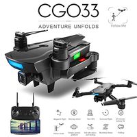 Faironly CG033 Brushless FPV Quadcopter with 1080P HD WiFi Gimbal Camera RC Helicopter Foldable Drone GPS Dron Kids Gift 1080P