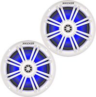 Kicker KM604WL (45KM604WL) 6-½" 2-Way Marine LED Speakers