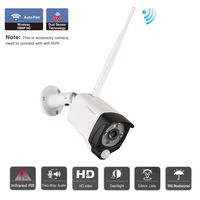 LONNKY Full 1080P 2.0MP Wireless IP Camera Weatherproof Outdoor Indoor Security Camera with 100ft IR Night Vision PIR Sensor,Audio Recording,Only Suitable for LONNKY NVR Kits(Add-on Camera)