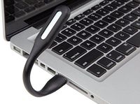 REALITECH Mini USB LED Light Adjustable Angle Portable Flexible Led Lamp with USB for powerbank PC Laptop Notebook Computer keyboard outdoor Energy Saving Gift Night Book Reading Lamp (black)