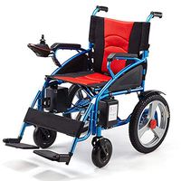 YOLANDEK Electric Wheelchair Foldable Lightweight Electric Power Wheelchairs - with 20A Lithium Battery - Airplane and Cruise Travel Approved