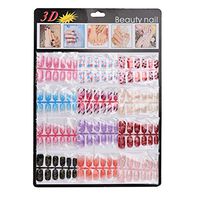 Nail Art Gel,Putars 144Pcs Mixed Set False Nail Tips Artificial Fake Nails Art Acrylic Manicure Gel