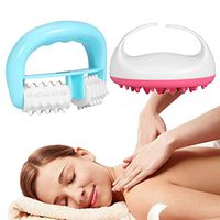 Body Brush Massager for Facial Arm Leg Neck Fat Anti Cellulite Trigger Point Roller Massage, 2Pcs