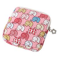 SEVENHOPE Common Bag Sanitary Towel Pearl Button Daily Cosmetics Women Cartoon Tampons Usual Cotton Coin Purse